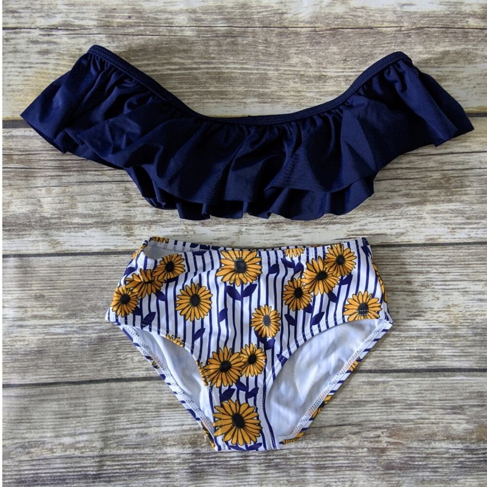 Nwt Flouncy Floral Bikini 6-9m